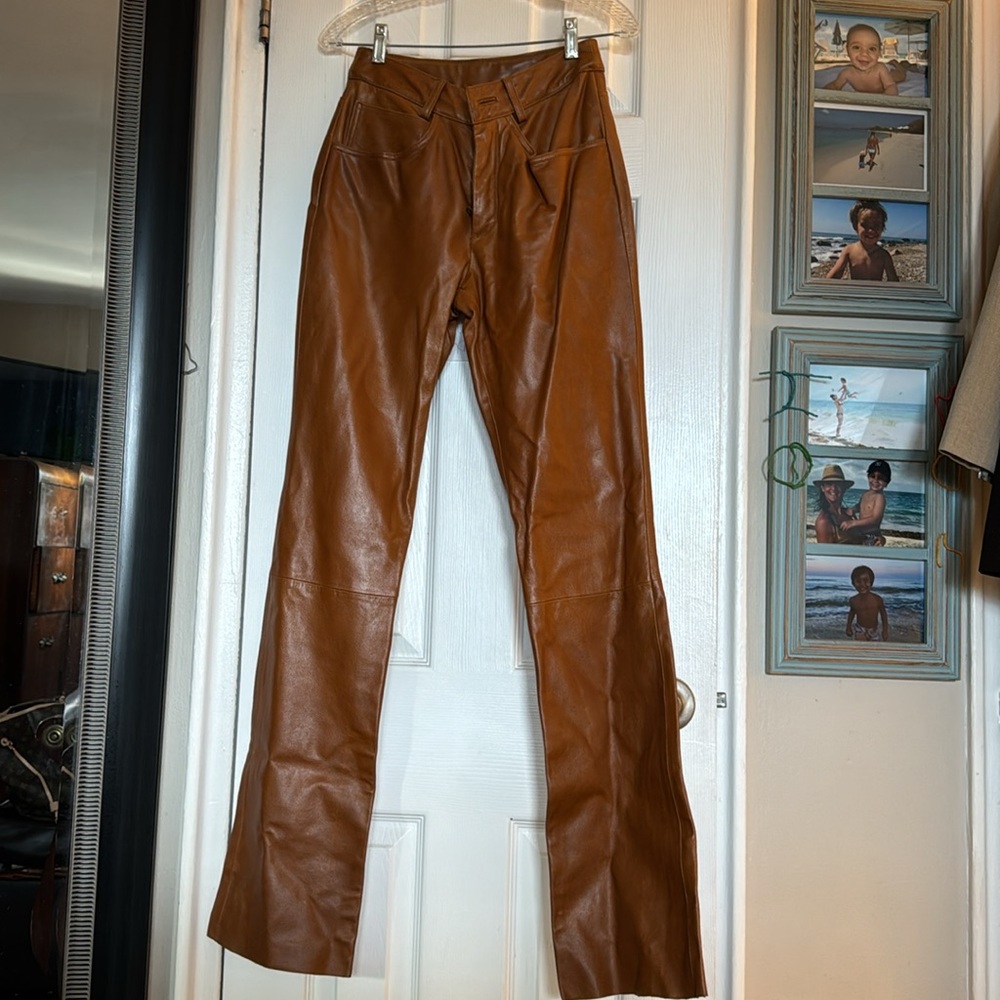Genuine Leather Pants